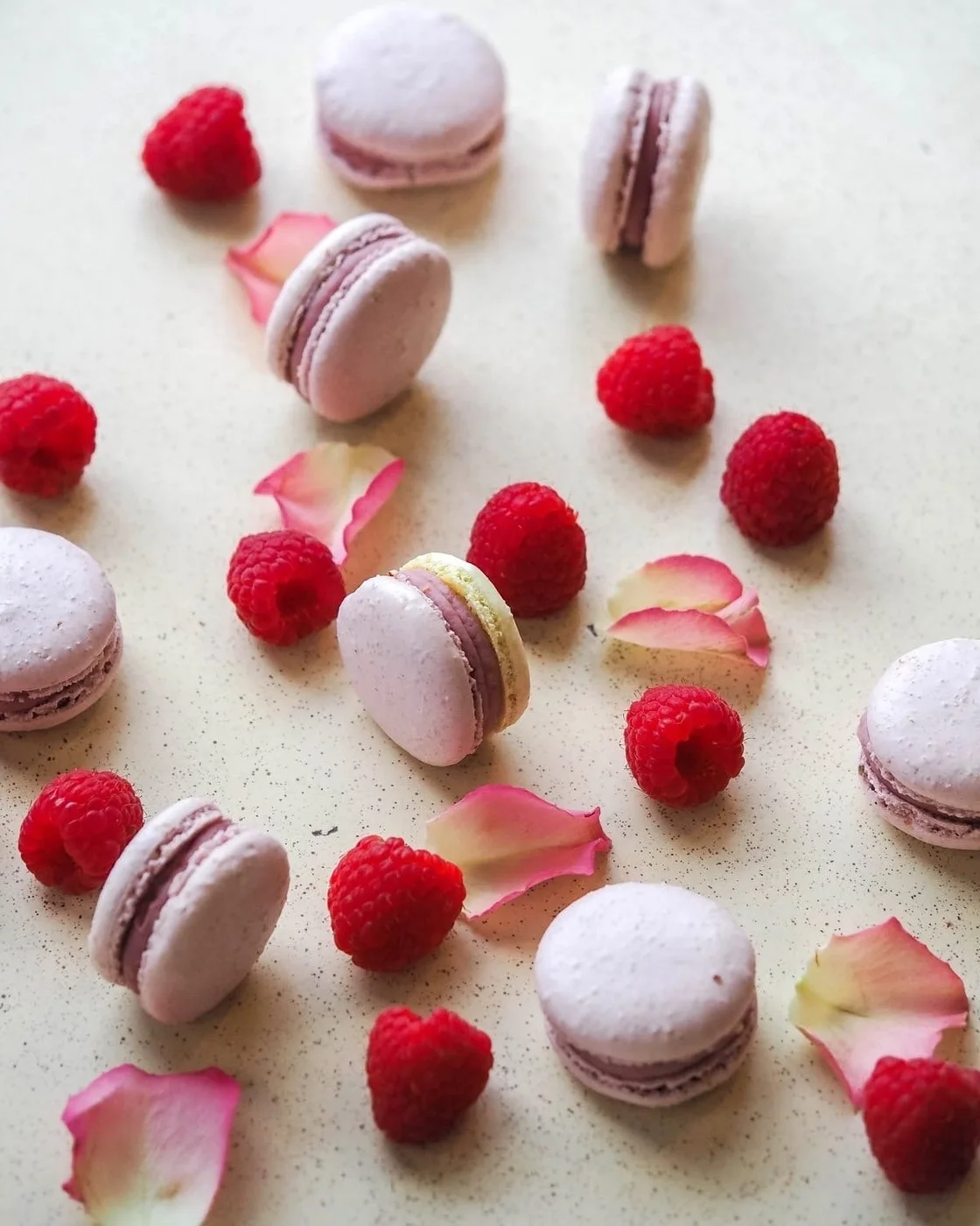 Macarons owoce lasu